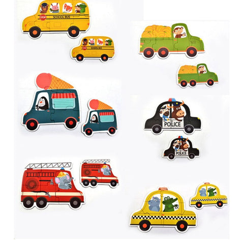 Extrokids Wooden Traffic Puzzle - EKT1567