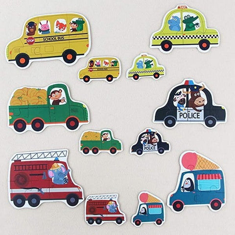 Extrokids Wooden Traffic Puzzle - EKT1567