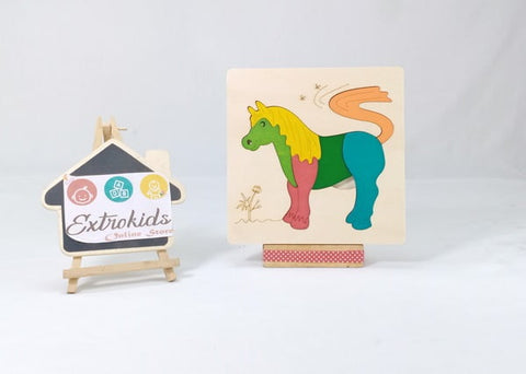 Extrokids New Wooden 3D Puzzle -EKT1570