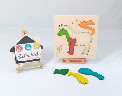 Extrokids New Wooden 3D Puzzle -EKT1570