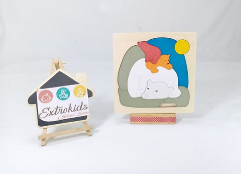 Extrokids New Wooden 3D Puzzle -EKT1573
