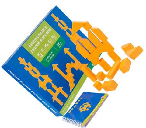 Extrokids Wooden Creative Balance Building Block Game Kids Early Learning Blocks Educational Stacking Game - EKT1577