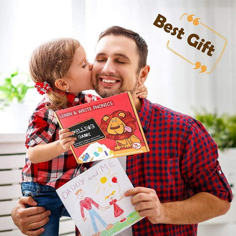 Extrokids Wooden learn and write phonics Spelling Game for Kids Sight Words and Matching Letter Puzzles Toy - EKT1583