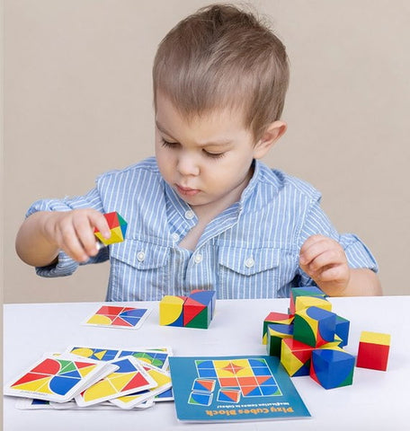 Wooden Pixy Cubes Block Toy