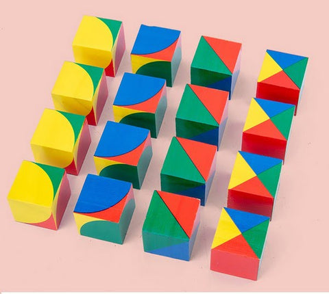 Wooden Pixy Cubes Block Toy