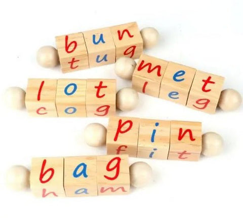 Extrokids Wooden alphabet cube Apple picking game kindergarden childrens cognitive digital teaching - EKT1591
