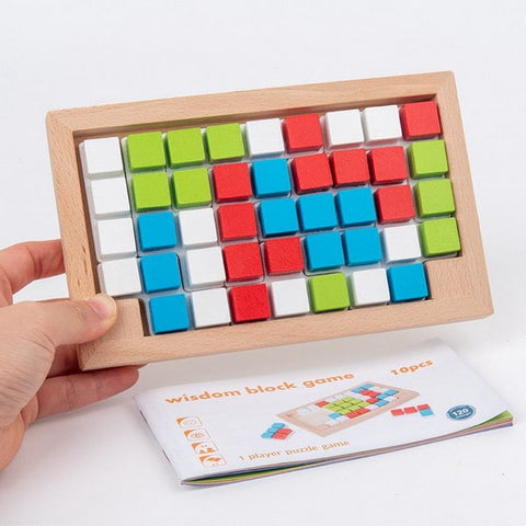 Extrokids Wooden Direction Wisdom Assembling Building Blocks Toys - EKT1602