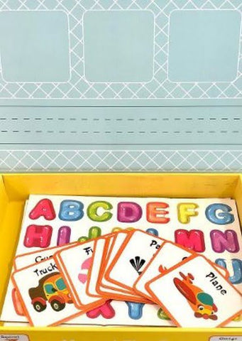 Extrokids Magnetic Play Box Alphabets and numbers - EKT1623