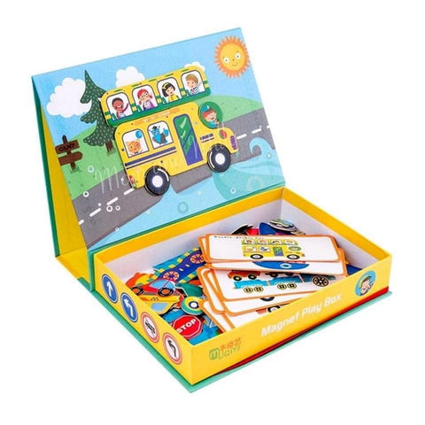 Extrokids Magnet Play Box - Transport - EKT1624
