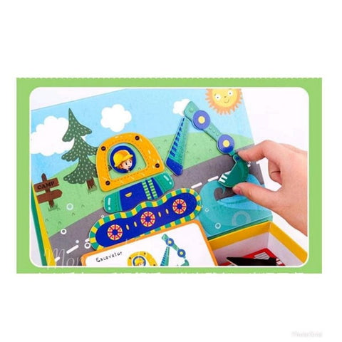 Extrokids Magnet Play Box - Transport - EKT1624