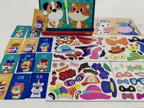 Extrokids Life Learning Animal expression magnetic sticker - EKT1626