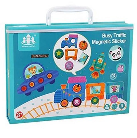 Extrokids Life Learning Magnetic Puzzle Theme-- The Busy Traffic - EKT1627