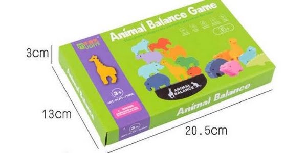Extrokids Wooden Animal Balance Game - EKT1660
