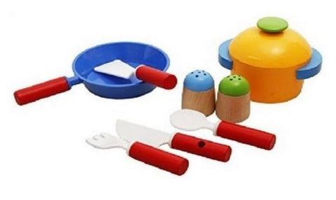 Extrokids Wooden 3D Assembled Pretend Play Cooking Kitchen Set Toy with Accessories for Kids - EKT16