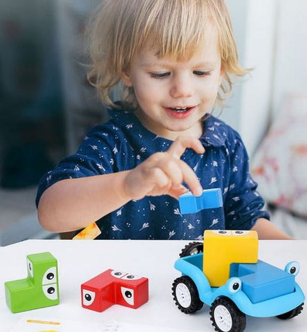 Extrokids Wooden Smart Interest Car - EKT1664