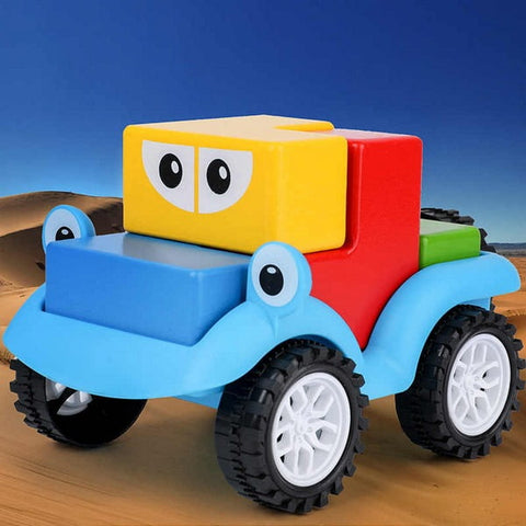 Extrokids Wooden Smart Interest Car - EKT1664