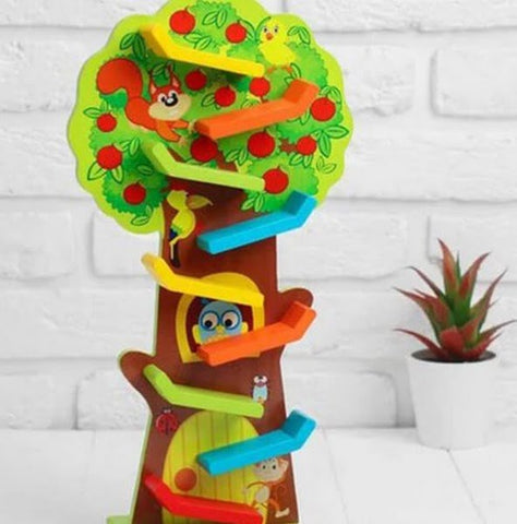 Extrokids Wooden Squirrel Taxiway Race Track - EKT1665