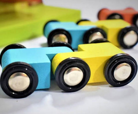 Extrokids Wooden Squirrel Taxiway Race Track - EKT1665