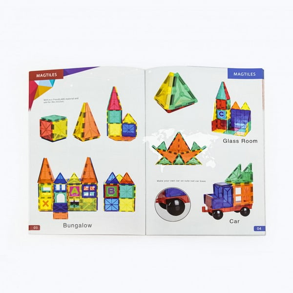 Extrokids 32pcs of 3D magnatiles - EKT1668