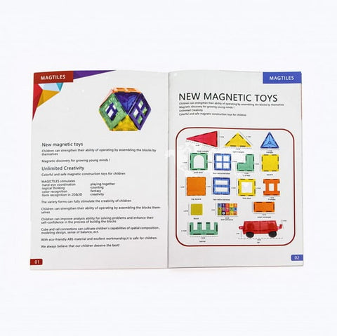 Extrokids 32pcs of 3D magnatiles - EKT1668