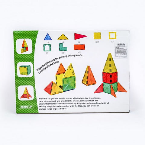Extrokids 32pcs of 3D magnatiles - EKT1668