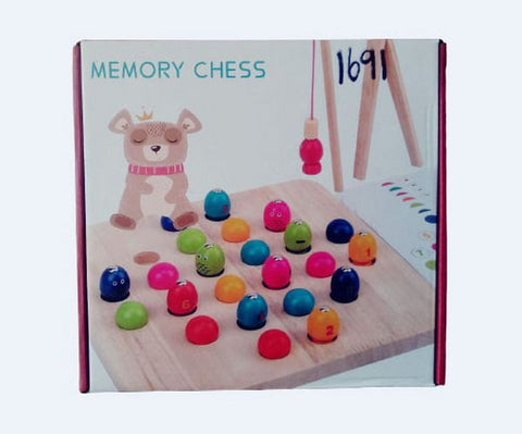 Extrokids Wooden Memory chess - EKT1691