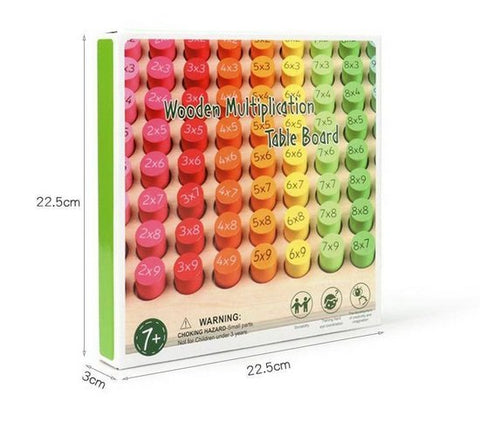 Extrokids Wooden Learning with Fun Multiplication Table Board - EKT1708
