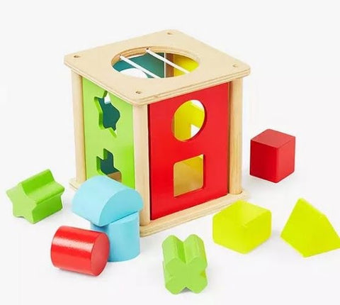 Extrokids Wooden Learning Shapes Matching Toy - EKT1713