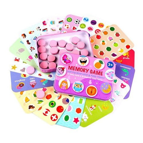 Montessori Wooden Memory Toy Set for Kids