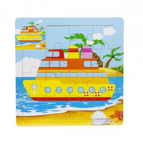 Extrokids Wooden 9 Pcs of Montessori Jigsaw Puzzle - EKT1765
