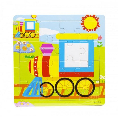 Extrokids Wooden 9 Pcs of Montessori Jigsaw Puzzle - EKT1776