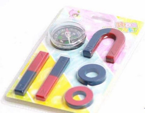 Extrokids Educational Magnet Game With Compass 6PCS - EKT1798