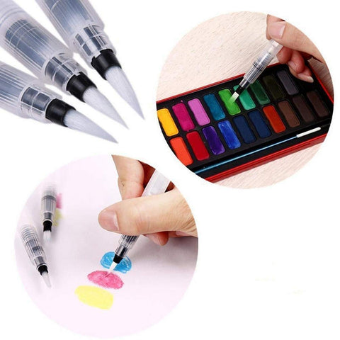 Extrokids Water Brush Pen for Watercolor Calligraphy Drawing Tool Marker (3 Pcs Painting Water Pen) - EKC1837
