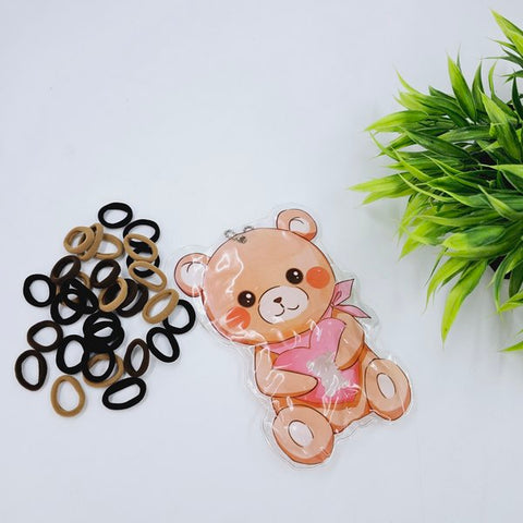 Mini Regular Hair Rubber Band Coffe Color  - EKAS0006