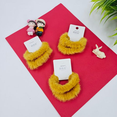 Soft Rubber Band Mustard 1 pair - EKAS0015