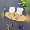 Rubber Band With Stones Fancy Pink 2 bands - EKAS0040