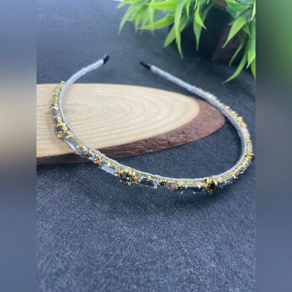 Head Band Stone Model Green 1pc - EKAS0073