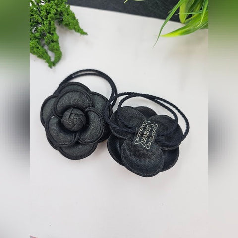 Hair Band Black Rose 1pc - EKAS0098