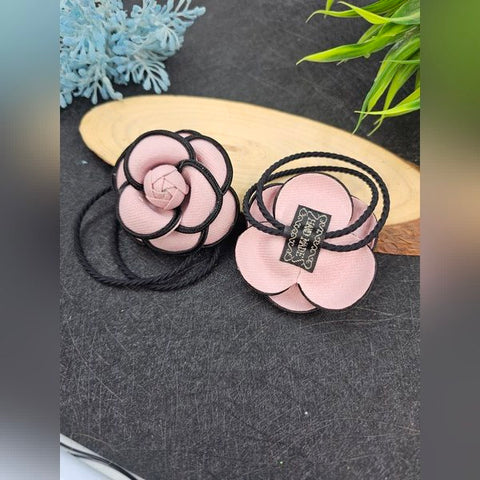 Hair Band Baby Pink Rose 1pc - EKAS0100