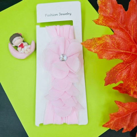Head Band Flower Model 1pc Baby Pink - EKAS0104 - 2