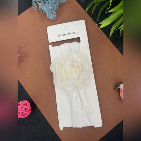 Head Band Rose Model 1pc White - EKAS0105 - 3