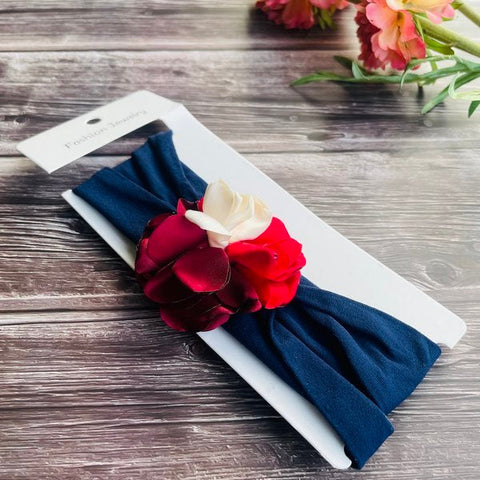 Head Band Rose Model 1pc Blue - EKAS0106 - 3