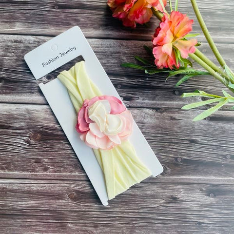 Head Band Rose Model 1pc Yellow - EKAS0106 - 5