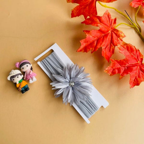 Head Band Sunflower Model 1pc Grey - EKAS0111 - 6