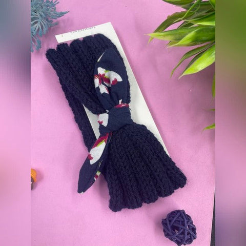 Head Band Woolen Model 1pc Violet - EKAS0112 - 10