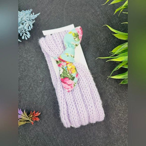 Head Band Woolen Model 1pc Purple - EKAS0112 - 4