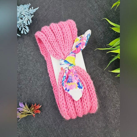 Head Band Woolen Model 1pc Pink - EKAS0112 - 6
