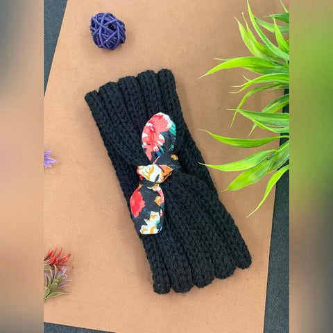 Head Band Woolen Model 1pc Black - EKAS0112 - 8