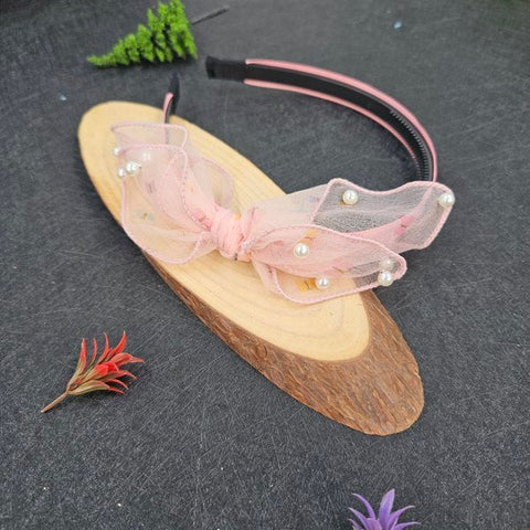 Head Band Small Butterfly Model 1pc  Pink - EKAS0116 - 4