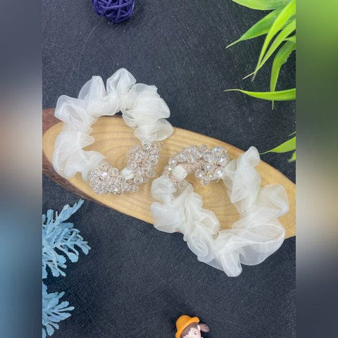 Crystal Hair Band Premium 1pc White - EKAS0122 - 3